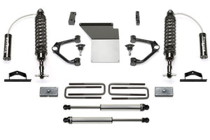 Fabtech K1109DL 14-18 fits GM K1500 w/OE Alum. UCA 4in Budget UCA System w/DL 2.5 Resi Coilovers & Rear DL Shocks