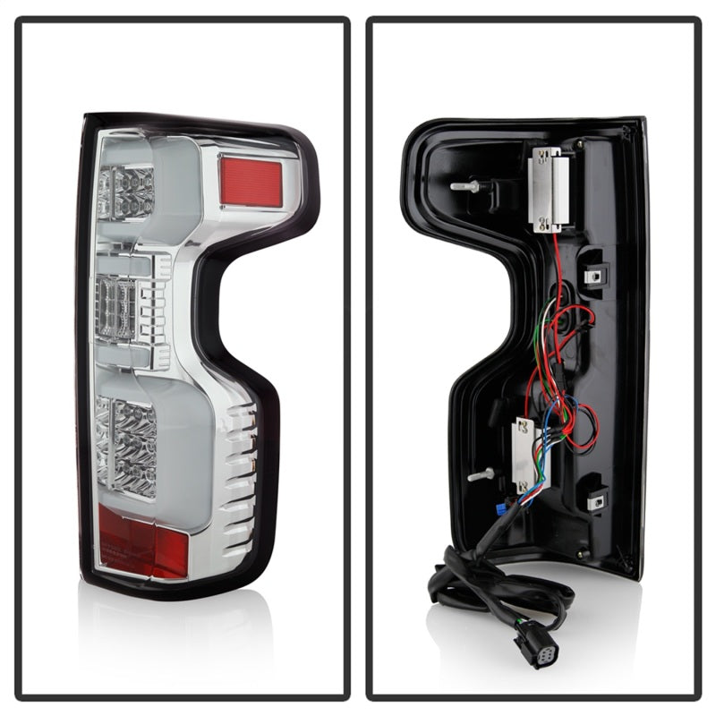Spyder 5087263 fits Chevy 19-20 Silverado LED Tail Light Chrome ALT-YD-CS19HAL-