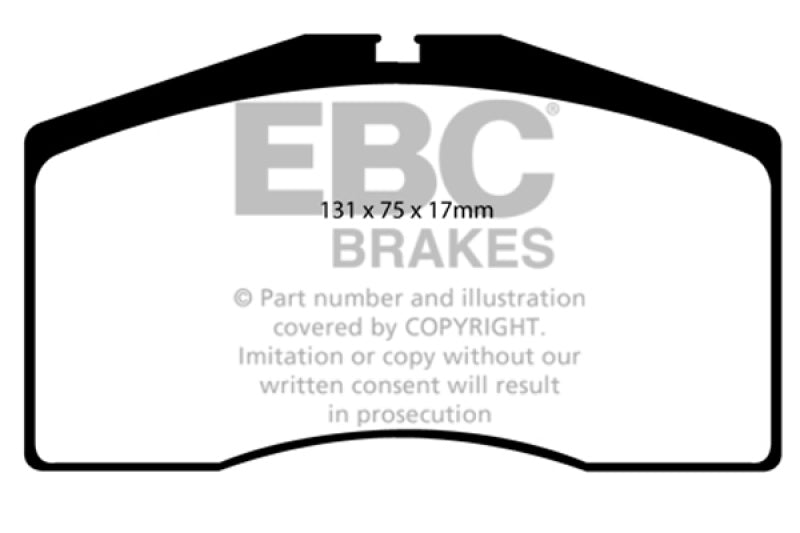 EBC DP2997 fits Porsche 92-95 928 5.4 Greenstuff Front Brake Pads