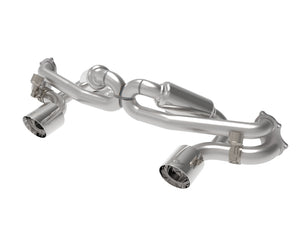 AFE 49-36443-P rce XP 2.25in-2.5in 304SS Exhaust Cat-Back 20-22 fits Porsche Ca