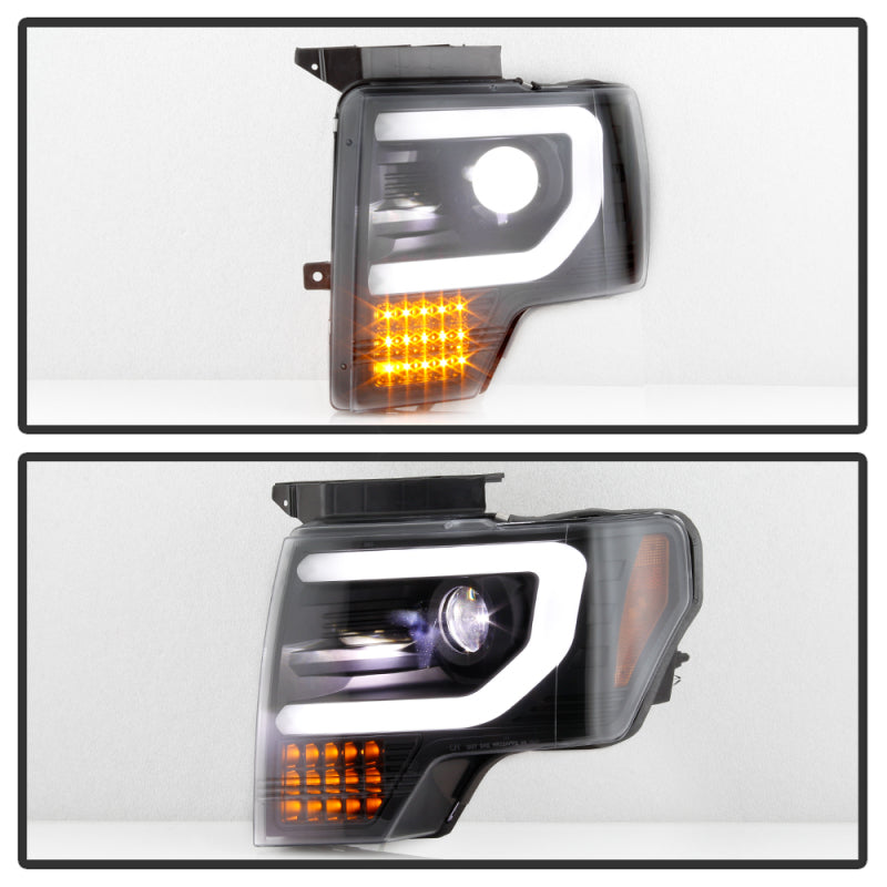 Spyder 5087584 fits Ford 13-14 F150 Xenon Model Only Light Bar Projector Headli