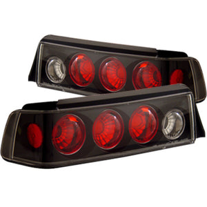 ANZO 221053 1988-1991 fits Honda Civic Taillights Black