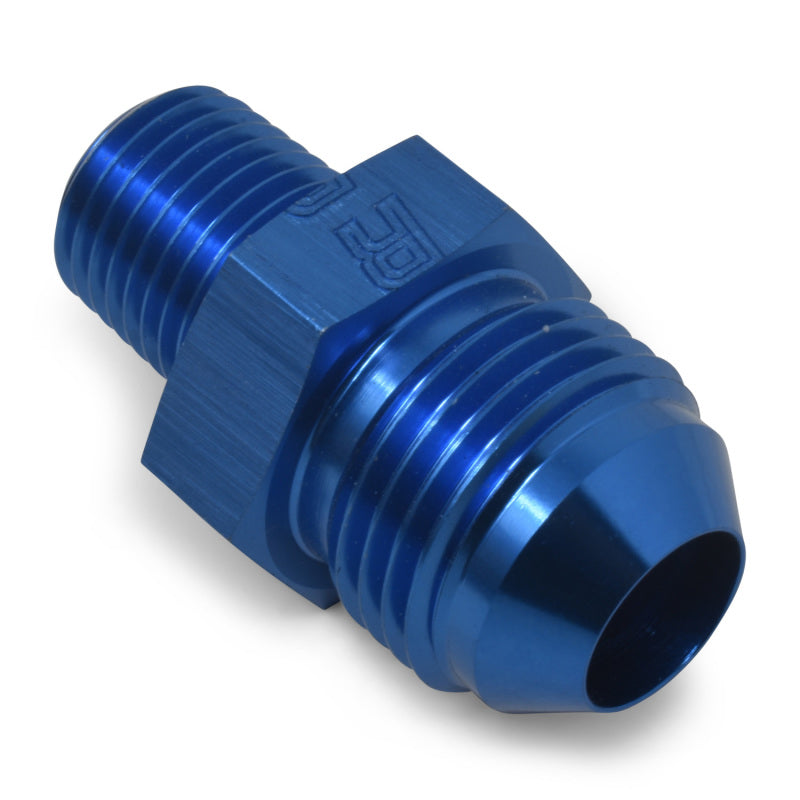 Russell 660468 Performance -6 AN to 3/8in NPT Straight Flare to Pipe (Blue) (25 pcs.)
