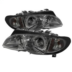 Spyder 5042422 fits BMW 02-05 E46 3-Series 4DR Projector Headlights 1PC LED Hal
