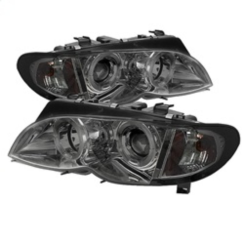 Spyder 5042422 fits BMW 02-05 E46 3-Series 4DR Projector Headlights 1PC LED Hal
