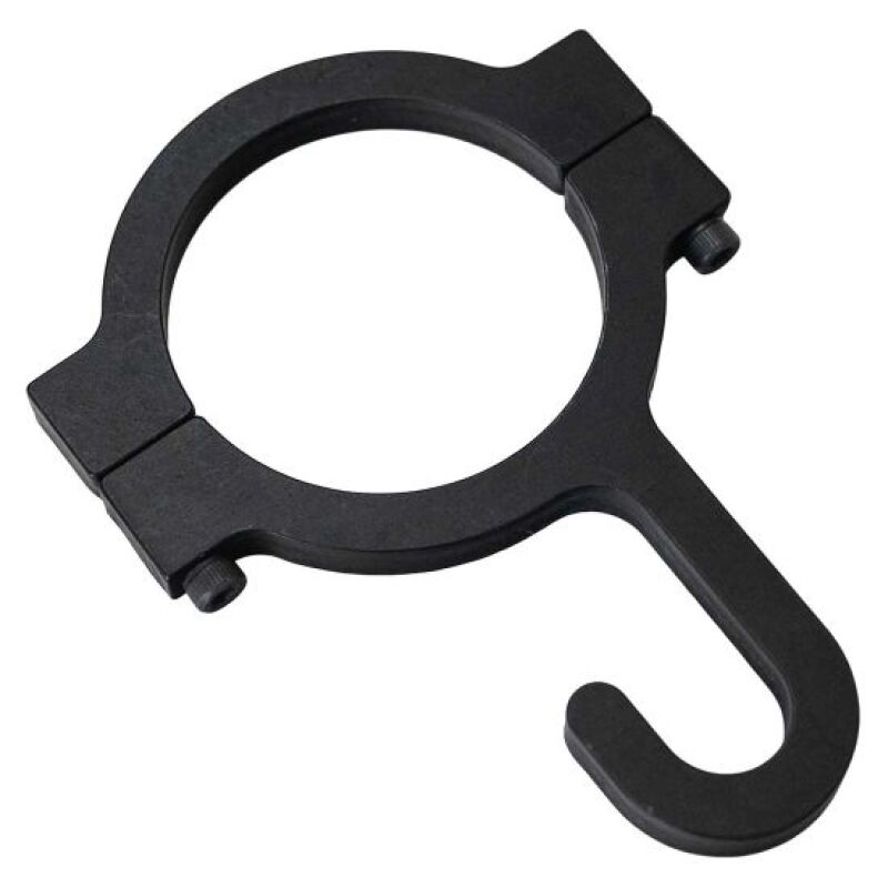 Moroso 61781 1.750in Bar Diameter Billet Aluminum Black Anodized Helmet Hook