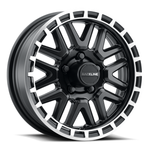 Raceline 953BM-46012 953BM Krank 14x6in / 5x114.3 BP / 0mm Offset / 3.19mm Bore