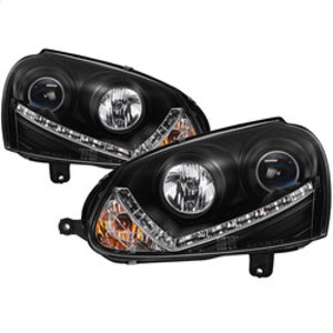 SPYDER 5017529 Volkswagen GTI 06-09/Jetta 06-09 Xenon/HID Model Only - DRL Black