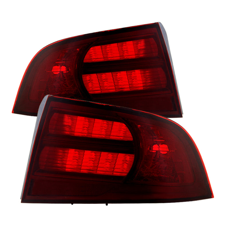 9030833 Xtune fits Acura 04-08 Tl OEM Style Tail Lights Red Smoked ALT-JH-ATL0