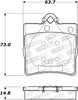 Stoptech 308.0779 Street Brake Pads