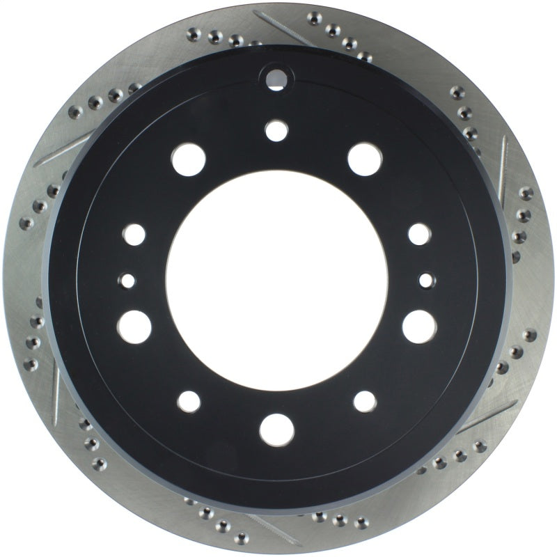 Stoptech 127.44087L Slotted & Drilled Sport Brake Rotor