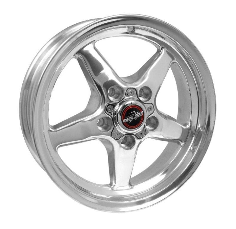 Race Star 92-550244DP 92 Drag Star 15x5.00 5x4.75bc 2.38bs Direct Drill Polished Wheel