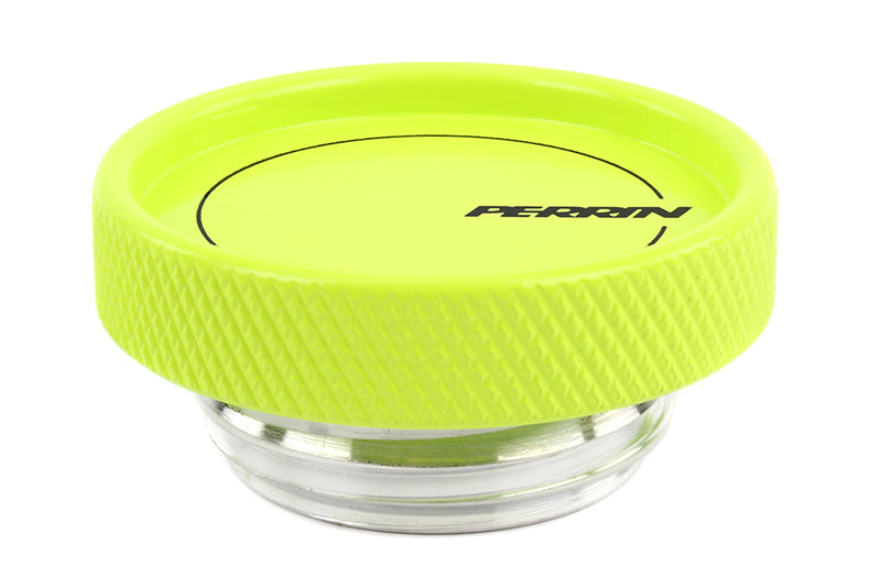 Perrin PSP-ENG-711NY 02-21 fits Subaru WRX / 2022 BRZ & GR86 / 04-21 STI / 00-18 Forester XT Oil Fill Cap - Neon Yellow