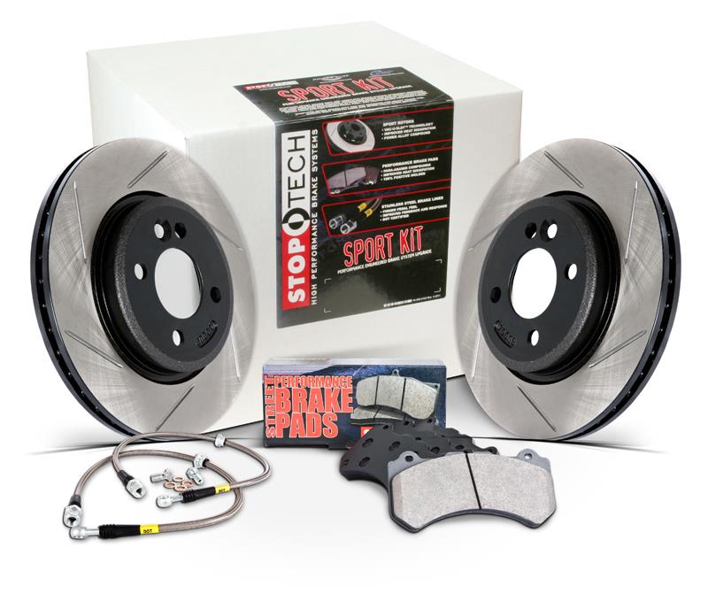 Stoptech 979.47020F Sport Axle Pack Drilled Rotor, Front