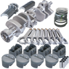 Eagle 12108060 fits Chevy LT1 350 1Pc 3.750in Crank 5.700in H-Beam -5cc Flat Top 4.060in Pistons Rotating Assembly