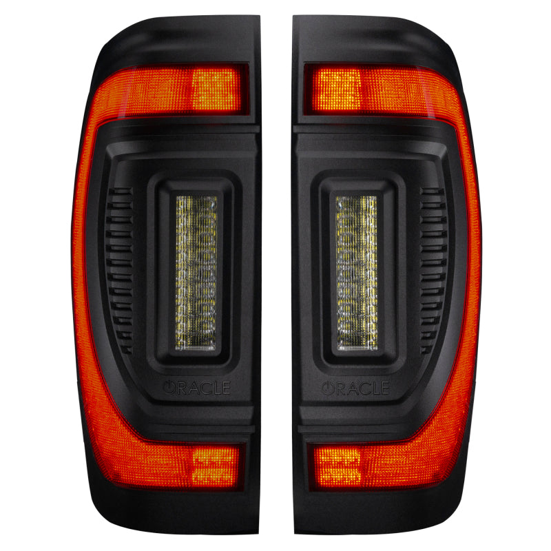 ORACLE Lighting 5927-504-T Oracle 19-23 fits GMC Sierra Black Series Flush Style LED Tail Lights - Factory Halogen