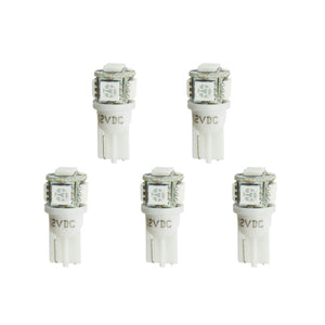 AutoMeter 3288-K Autometer LED Light Bulb Replacement - White 5 Pack