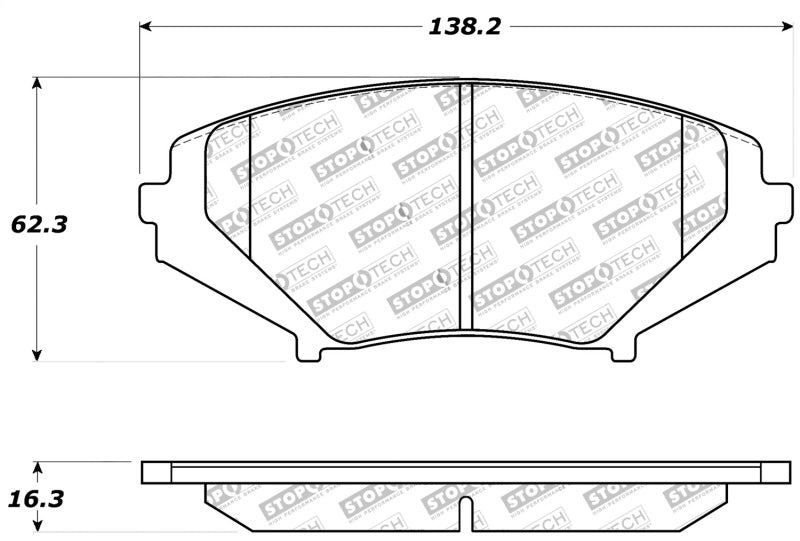 Stoptech 309.1009 Performance 04-07 RX-8 Front Pads