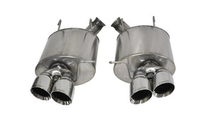 CORSA Performance 14321 Corsa 2013-2014 fits Ford Mustang Shelby GT500 5.8L V8 Polished Sport Axle-Back Exhaust