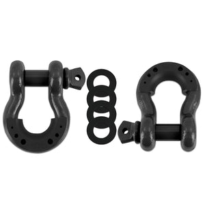 Borne Off-Road BNDR-fits GM 3/4 Steel D-Ring Shackle Set 2 Pieces - Gun Metal