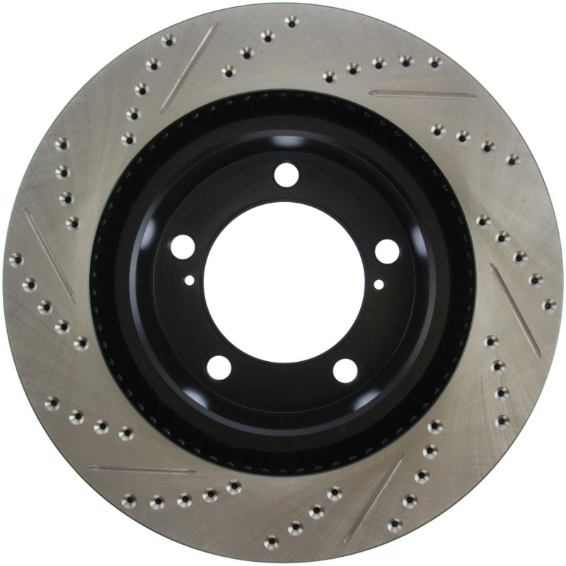 Stoptech 127.44162L Slotted & Drilled Sport Brake Rotor
