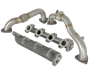 AFE 48-33016-PK d Steel Power Package Up-Pipes / Manifold 08-10 fits Ford Diese