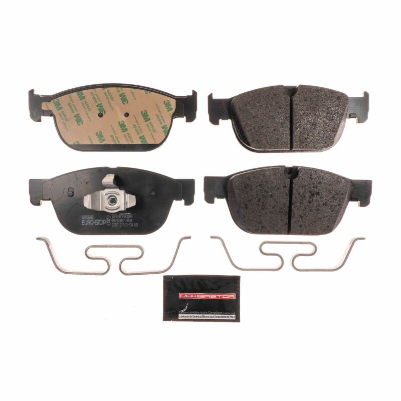 PowerStop ESP2480 fits Volvo 16-19 XC90 Euro-Stop ECE-R90 Front Brake Pads