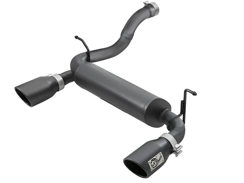 AFE 49-48067-B Series 2.5in 409 SS Axle-Back Exhaust w/ Black Tips 2018+ fits J