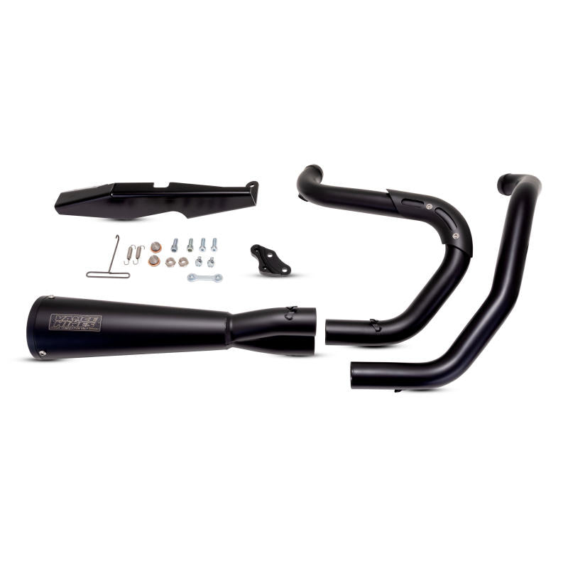 Vance 47328 & Hines 14-22 Sportsters Stainless 2-1 Upsweep Exhaust - Black