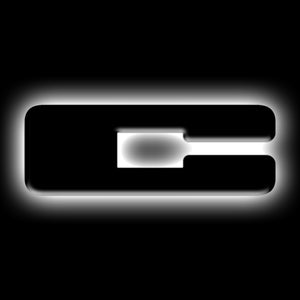 ORACLE Lighting 3141-C-001 Universal Illuminated LED Letter Badges - Matte Blk Surface Finish - C