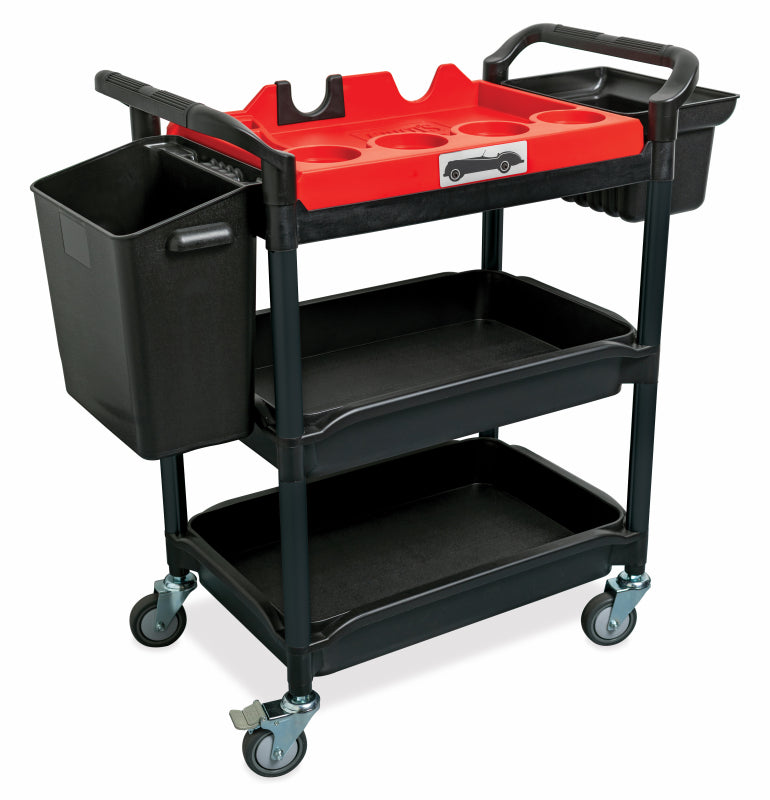 Griots Garage 92528FULCRT Ultimate Detailing Cart w/ Trays and Bins