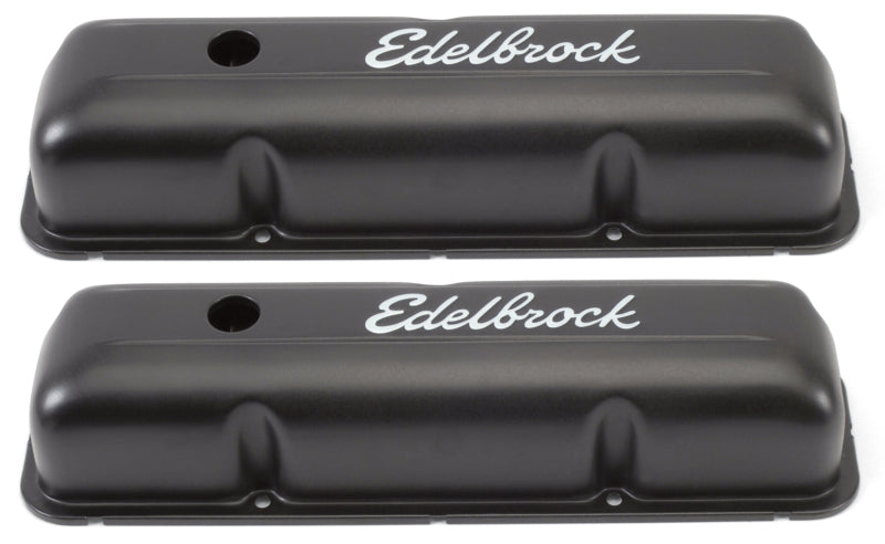 Edelbrock 4623 Valve Cover Signature Series fits Ford 1958-1976 FE V8 Black