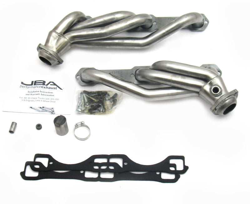 JBA 1830S fits Chevrolet 92-95 Blazer 5.0L/5.7L w/o A.I.R. 1-1/2in Primary Raw 409SS Cat4Ward Header