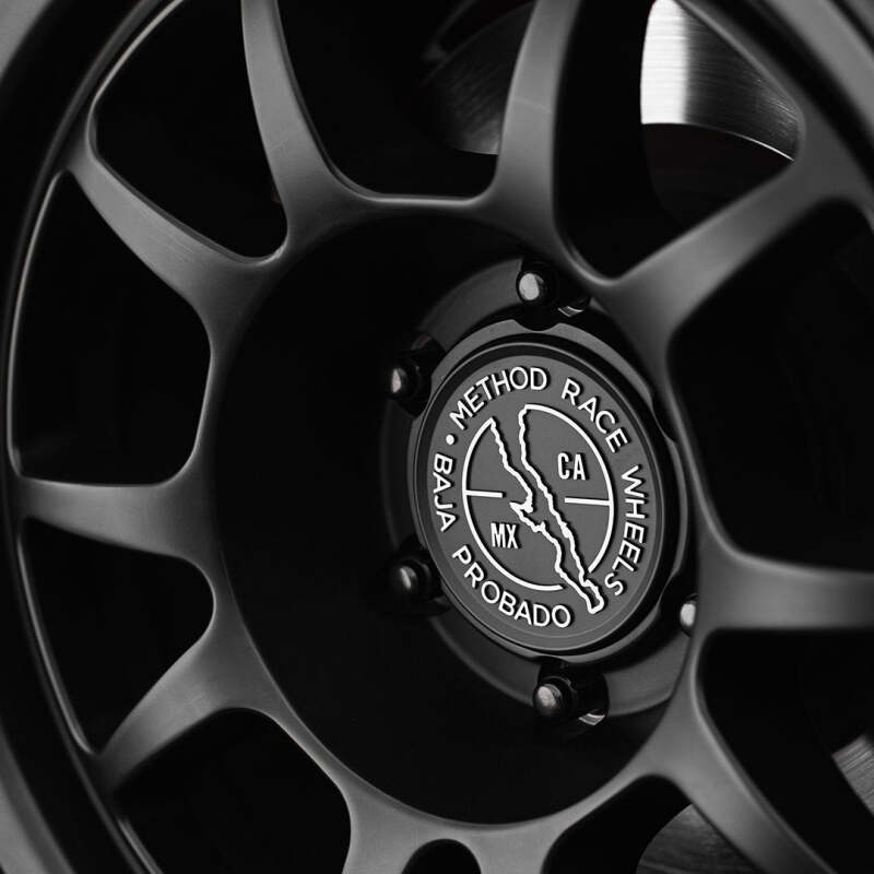 Method CP-BAJA64S-B Cap BAJA - 64MM - Snap In - Black