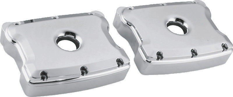 S&S Cycle 90-4095 86-03 XL Rocker Box Kit - Die Cast Chrome