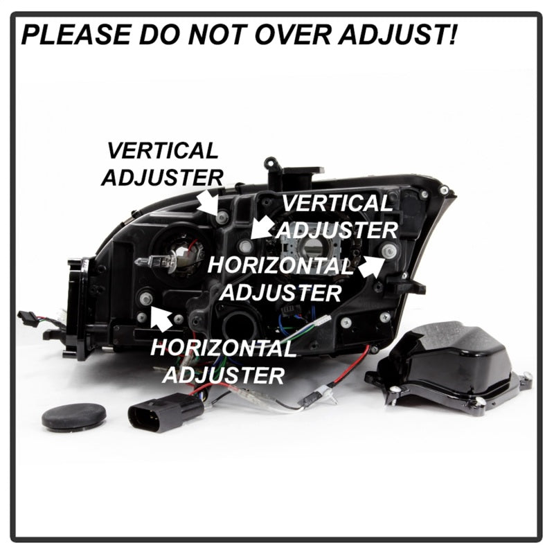 Spyder 5085542 fits Audi 08-15 TT HID Xenon Projector Headlights w/Seq Turn Sig