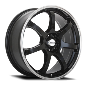 Konig KN67D04405 Maxxim Knight 16x7 8x100/114.3 ET40 Gloss Black Lip Polish