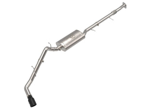 aFe 49-44141-B 23-25 fits GM Colorado/fits Canyon L4-2.7L (t) Apollo GT Series 3in 409 SS Cat-Back Exhaust w/ Blk Tip