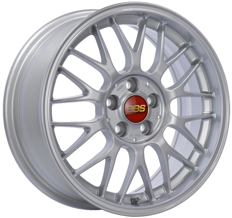 BBS RG527SK RG-F 16x7 4x100 ET35 Sport Silver Wheel -70mm PFS/Clip Required