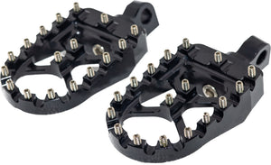 Bikers Choice 485214 Male Mount BMX Style Black Footpegs Pr