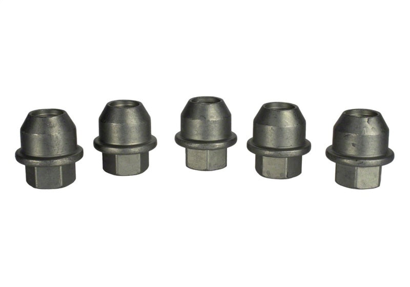 fits Ford 05-14 Racing M-1012-H Mustang 1/2in -20 Thread Cone Seat Open Lug Nut Kit (5 Lug Nuts)