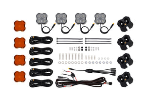Diode Dyamics Roof Rack Scene Light Dual Color - Red/White - Kit