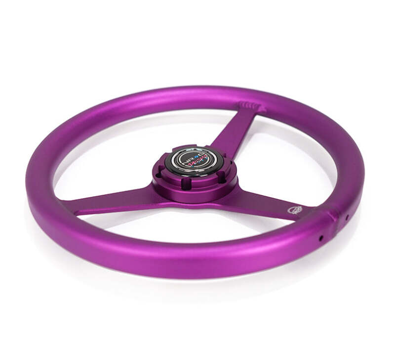 NRG RST-071-PP RST-071-PP Aluminum Steering Wheel 330mm - Heritage Solid Spoke