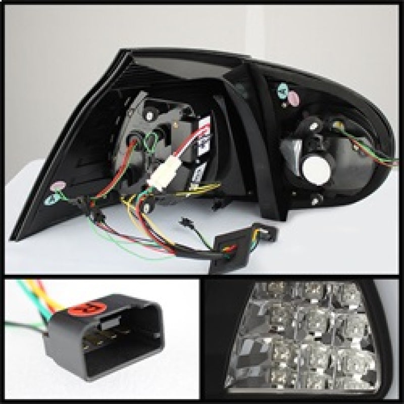 Spyder 5073792 fits Volkswagen 06-09 Golf V LED TURN SIGNAL LED Tail Lights Bla