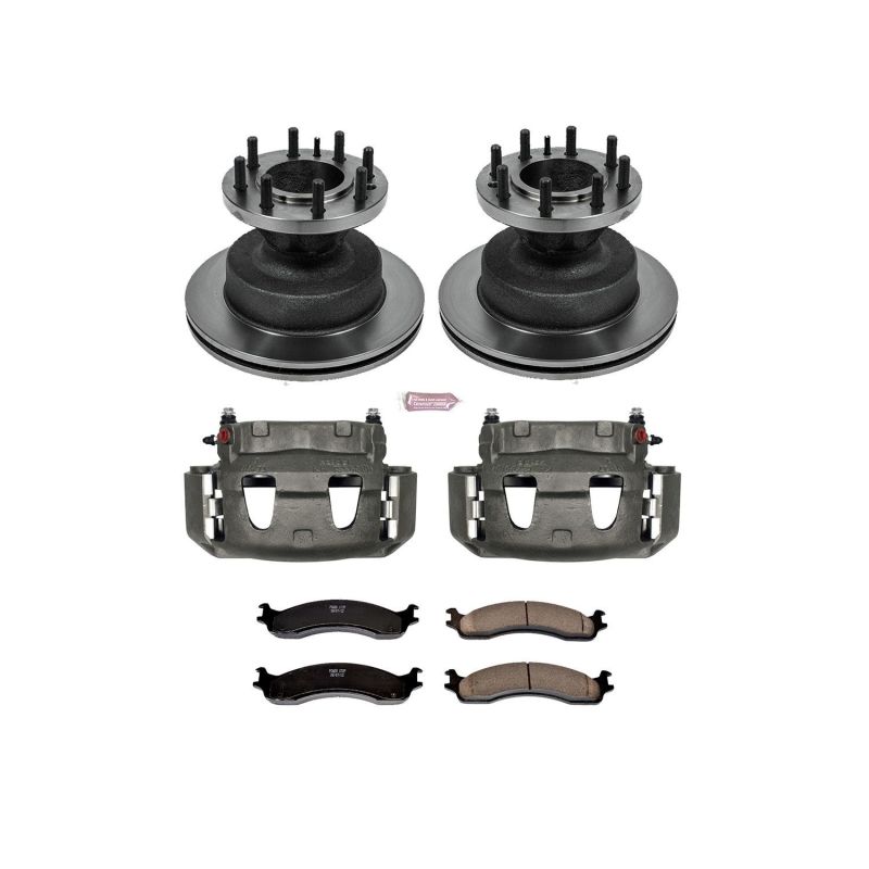 Power Stop KCOE5084 03 fits Ford E-450 Super Duty Front Autospecialty Kit w/Cals