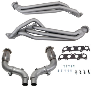 BBK 16334 15-23 fits Ford Mustang GT 1-3/4 Long Tube Headers w/High Flow Catt