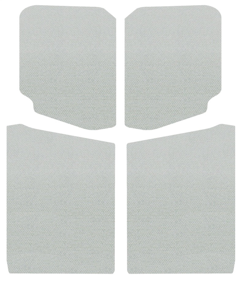 DEI  50190 fits Jeep 18-23 Wrangler JL 2-Door Boom Mat Headliner - 5 Piece - Whi