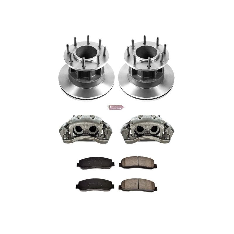 Power Stop KCOE4595 07 fits Ford F-350 Super Duty Front Autospecialty Kit w/Cals
