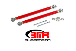 BMR TR007R 6th Gen fits Camaro Rear Double Adj. Rod Ends Toe Rods - Red