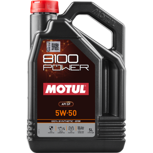 Motul 111812 5L 8100 Power 5W50 Full Synthetic Engine Oil